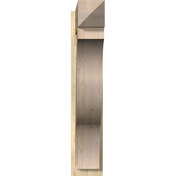 Funston Arts & Crafts Rough Sawn Outlooker, Douglas Fir, 8W X 36D X 42H